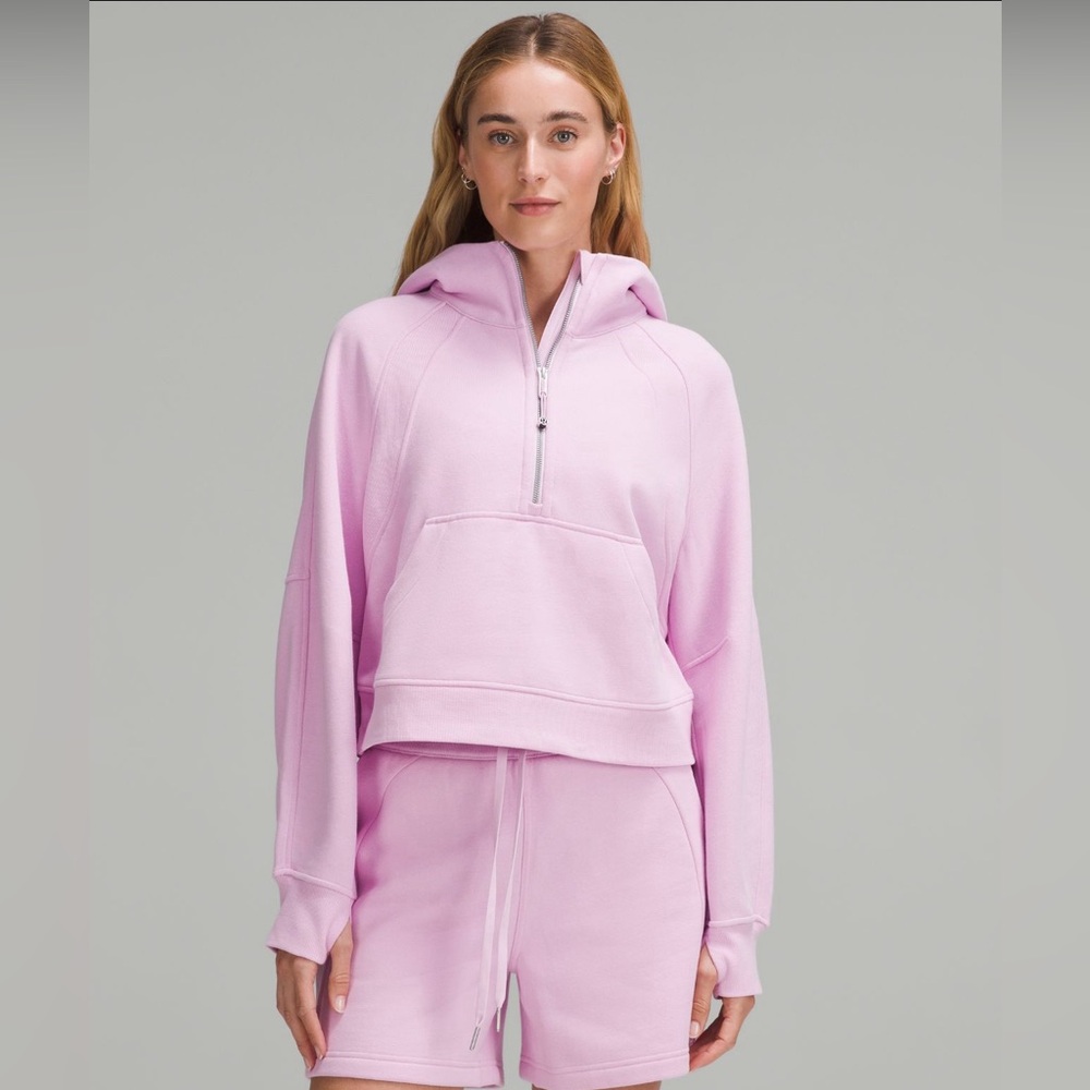 Lululemon half zip scuba hoodie